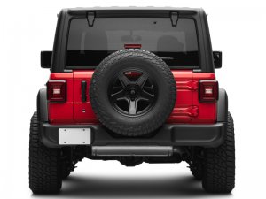 Jeep Wrangler JL Tail Lights - Raxiom - LED - Black Housing - Red Lens - `18-`22
