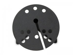 Jeep Wrangler JK License Plate Bracket w/ LED Brake Light - Raxiom - Axial Series - Textured Black - `07-`18