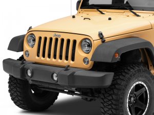 Jeep Wrangler JK LED Headlights - Raxiom - Axial Series - Black - `07-`18