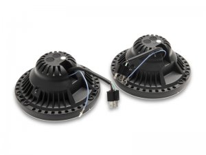 Jeep Wrangler JK LED Headlights - Raxiom - Axial Series - Black - `07-`18