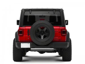Jeep Wrangler JL LED Tail Lights - Raxiom - Horizon - Black Housing, Red Lens - `18-`23