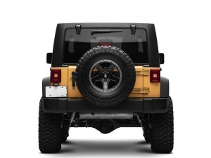 Jeep Wrangler JL LED Taillights - Raxiom - Black Housing - Red Lens - `07-`18