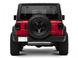 Jeep Wrangler JL LED Tail Lights - Raxiom - Smoked Lens - Black - `18-`22