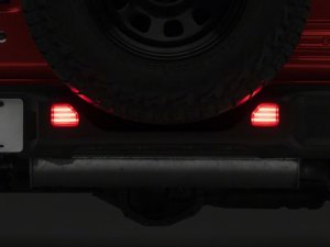 Jeep Wrangler JL Reflector Lamps - Rear - Raxiom - LED - Clear - `18-`23