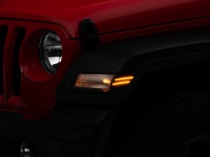 Jeep Wrangler JL Fender Flare Marker Lights - Raxiom - Axial Series LED - Smoked - `18-`23