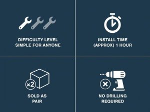 Jeep Wrangler JK LED Headlights - Raxiom - Partial Halo - Black - `97-`18