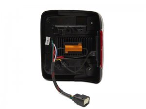 Jeep Wrangler JL LED Tail Lights - Rear - Raxiom - Smoked - `18-`23