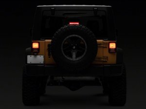 Jeep Wrangler JK Third Brake Light - Raxiom - Hyper Flash LED - Red - `07-`18