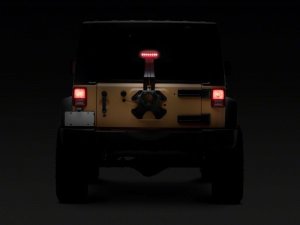 Jeep Wrangler JK Third Brake Light - Raxiom - Hyper Flash LED - Smoked - `07-`18