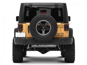 Jeep Wrangler JK LED Taillights - Raxiom - Axial Series LED Halo - Dark Smoked - `07-`18