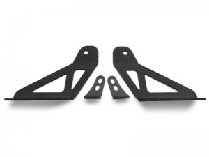 Jeep Gladiator Light Brackets - Hood - Raxiom - Axial Series 30-Inch Single Row LED Light Bar - `18-`23