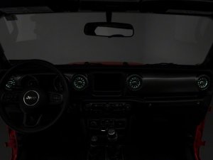 Jeep Wrangler JL LED Ambient Vent Lighting Kit - Raxiom - `18-`23