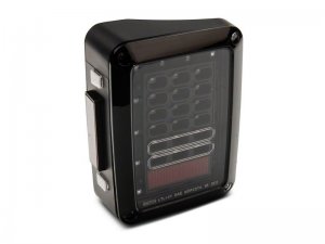 Jeep Wrangler JK LED Tail Lights - Rear - Raxiom - Axial Series - Black - `07-`18