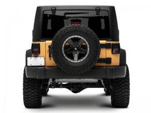 Jeep Wrangler JK LED Tail Lights - Rear - Raxiom - Axial Series - Black - `07-`18