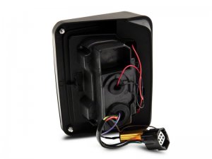 Jeep Wrangler JK LED Tail Lights - Rear - Raxiom - Axial Series - Black - `07-`18