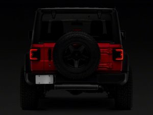 Jeep Wrangler JL LED Taillights - Rear - Raxiom - Axial Series - Smoked - `18-`23