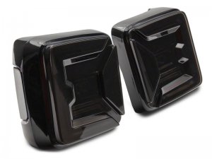 Jeep Wrangler JL LED Taillights - Rear - Raxiom - Axial Series - Smoked - `18-`23