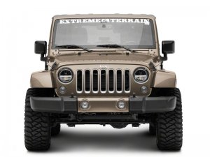 Jeep Wrangler JK LED Headlights - Raxiom - DRL - Blk Housing - Black - `07-`18