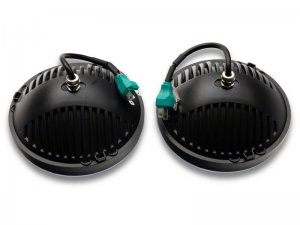 Jeep Wrangler JK LED Headlights - Raxiom - DRL - Blk Housing - Black - `07-`18