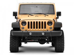 Jeep Wrangler JK Headlights - Raxiom - Axial Series 13-LED - Black - `07-`18