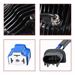 Jeep Wrangler JK Headlights - Raxiom - Axial Series 13-LED - Black - `07-`18