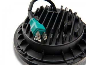 Jeep Wrangler JK LED Headlights - Raxiom - Axial Spider with Angel Eye Halo - Black Housing - `07-`18