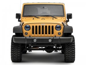 Jeep Wrangler JK LED Headlights - Raxiom - Blue - `07-`18