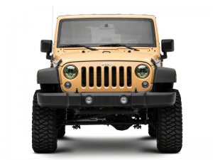 Jeep Wrangler JK LED Headlights - Raxiom - Green - `07-`18