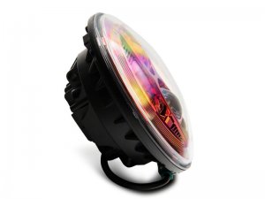 Jeep Wrangler JK LED Headlights - Raxiom - Red - `07-`18