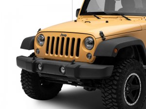 Jeep Wrangler JK LED Headlights - Raxiom - Black - `97-`18