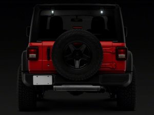 Jeep Wrangler JL Rear Window Glass Hinge LED Lights - Rear - Raxiom - Axial Series - Clear - `18-`23