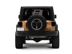 Jeep Wrangler JK LED Taillights - Raxiom - Axial Series Carver - Black Housing, Smoked Lens - `07-`18