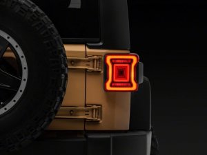 Jeep Wrangler JL Tail Lights - Raxiom - LED - Red - 0