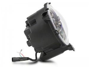 Jeep Gladiator LED Headlights - Raxiom - Axial Series 9-In LED Angel Eye - Black Housing - `18-`23