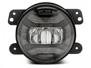 Jeep Wrangler JK Fog Lights - Raxiom - Axial Series 4-In LED - Clear - `07-`18