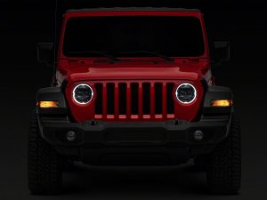 Jeep Gladiator LED Headlights - Raxiom - Axial Series 9-Inch Angel Eye - `18-`23