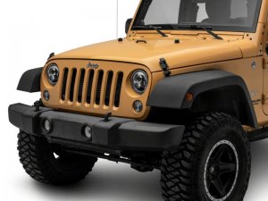 Jeep Wrangler JK LED Headlights - Raxiom - Axial - Black - `07-`18