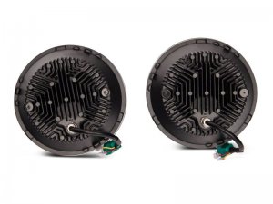 Jeep Wrangler JK LED Headlights - Raxiom - Axial - Black - `07-`18
