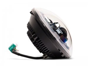 Jeep Wrangler JK LED Headlights - Raxiom - Axial - Black - `07-`18