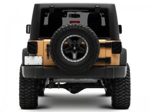 Jeep Wrangler JK Tail Lights - Raxiom - Trident LED - Smoked - `07-`18