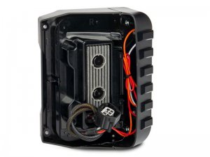 Jeep Wrangler JK LED Taillights - Rear - Raxiom - Trident - Black - `07-`18