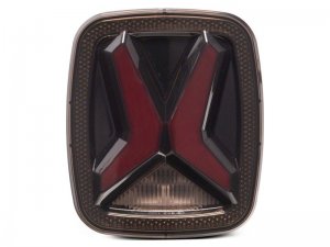 Jeep Gladiator Taillights - Raxiom - LED, Black Housing - Smoked - `76-`06