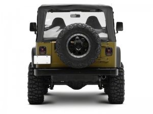 Jeep Gladiator Taillights - Raxiom - LED, Black Housing - Smoked - `76-`06