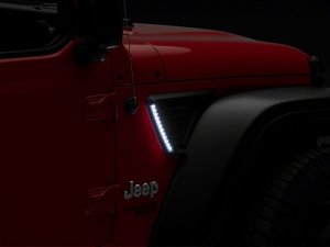 Jeep Gladiator Fender Vent Lighting - Raxiom - LED with DRL and Turn Signal - `18-`23