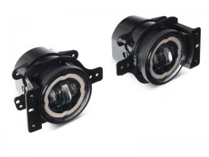 Jeep Gladiator Fog Lights - Raxiom - Axial Series Angel Eye LED - `18-`23