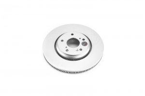 Honda Civic Brake Rotor (1) - Front - PowerStop - Evolution Geomet Coated - Silver - `17-`20