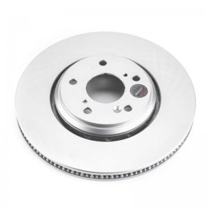 Honda Civic Brake Rotor (1) - Front - PowerStop - Evolution Geomet Coated - Silver - `17-`20