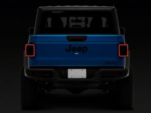 Jeep Gladiator Taillights - Raxiom - LED, Black Housing - Smoked Lens - `20-`23