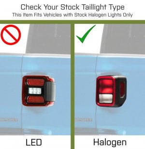 Jeep Gladiator Taillights - Raxiom - LED, Black Housing - Smoked Lens - `20-`23
