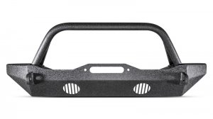 Jeep Wrangler JK Front Bumper - Front - Body Armor 4x4 - Mid Stubby - Black - `07-`18